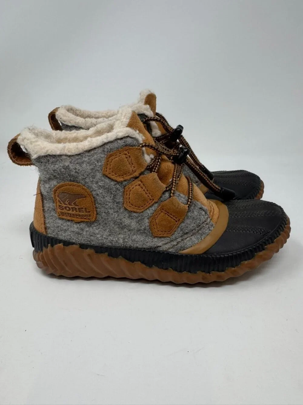 LITTLE BOYS SOREL OUT N ABOUT CONQUEST SIZE 1